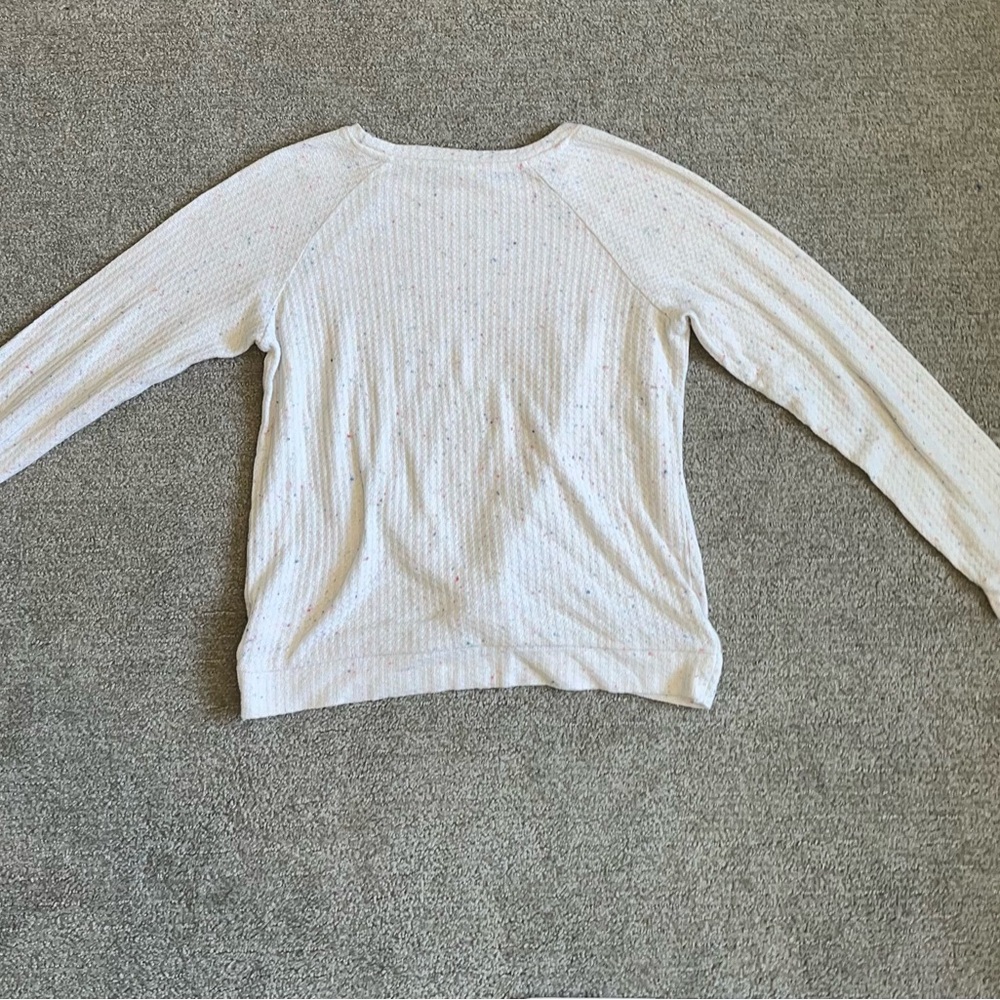 Habitual Cream Ribbed Kids Sweater - Picture 7 of 7